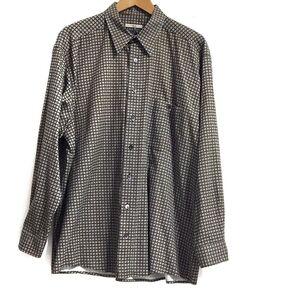 Vintage Casa Moda Checkered Regular Fit Dress Shirts